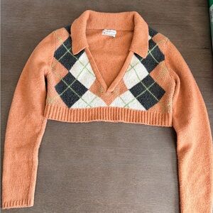 Urban outfitters argyle sweater